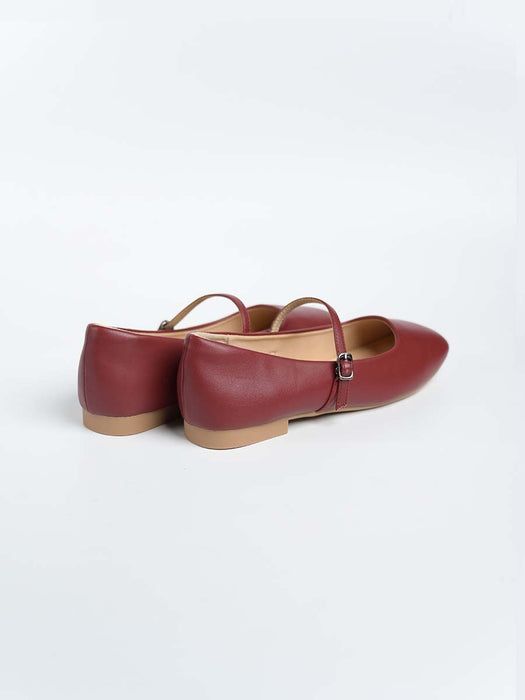 Brie Ballerina Strap Flats