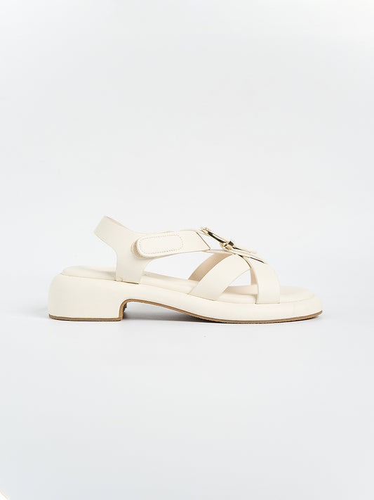 Bonnie Buckle Slingback Sandals