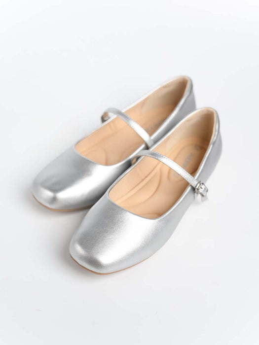 Brie Ballerina Strap Flats