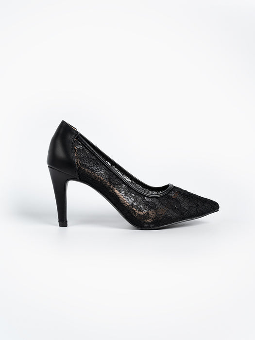 Rayna Lace Pump Heels