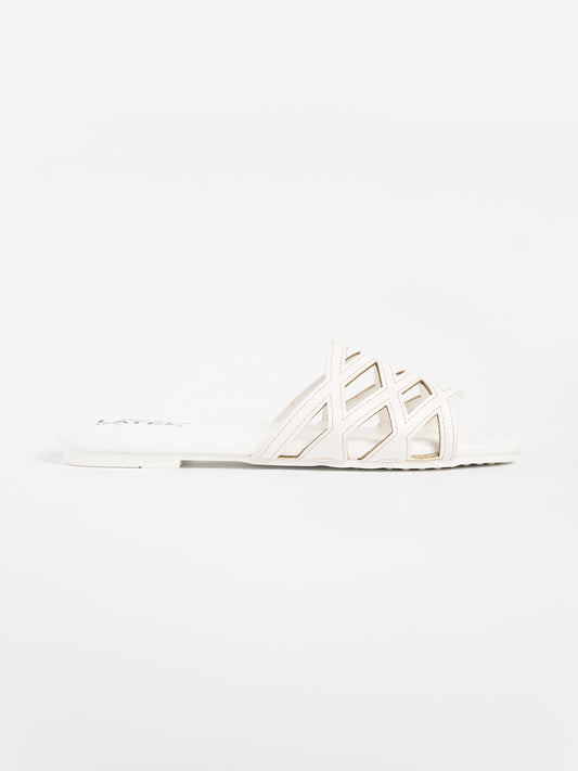 Erin Wavy Stitch Sandals