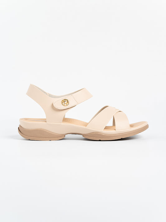 Caroline Cross Slingback Sandals