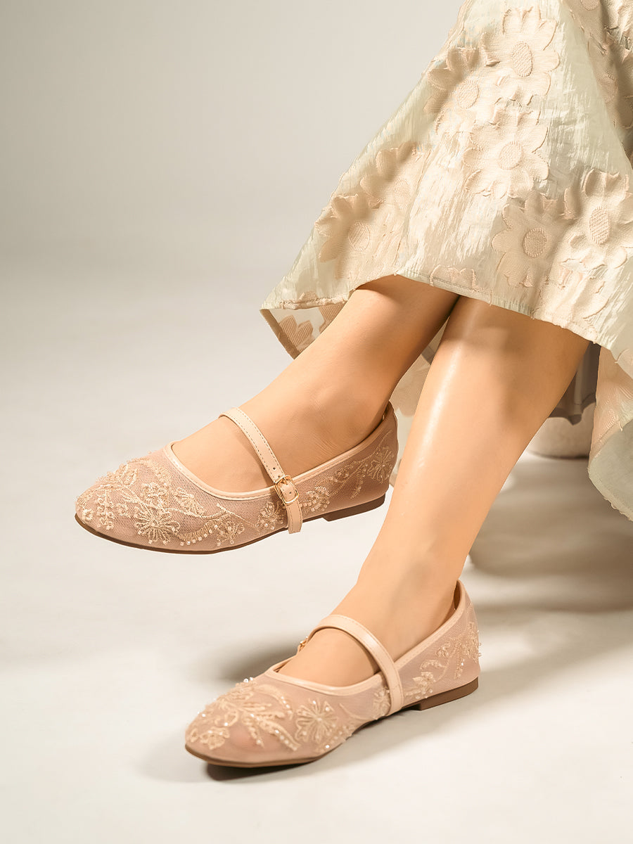 Estee Lace Comfort Flats