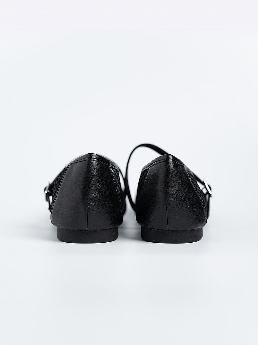 Gianna Mesh Ballerina Flats