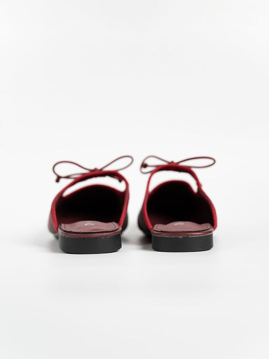 Remy Ribbon Satin Flats