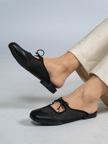 Remy Ribbon Satin Flats