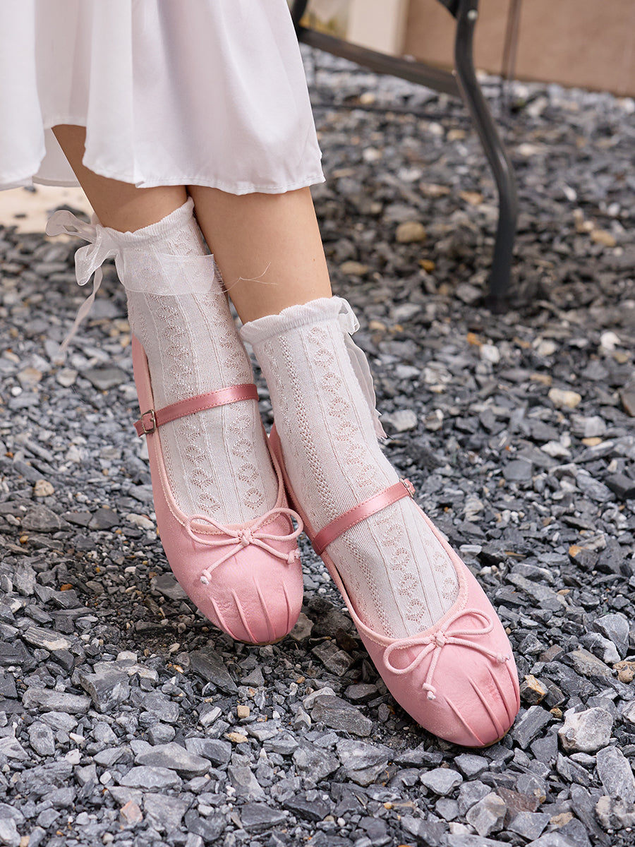 Avara Ballerina Ribbon Flats