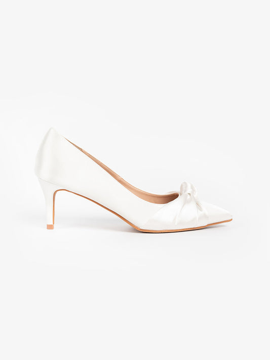 Ilya Satin Knot Heels