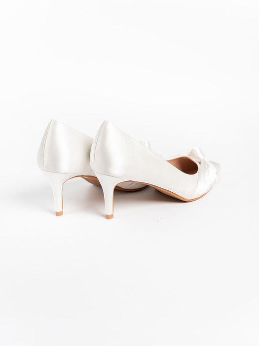 Ilya Satin Knot Heels