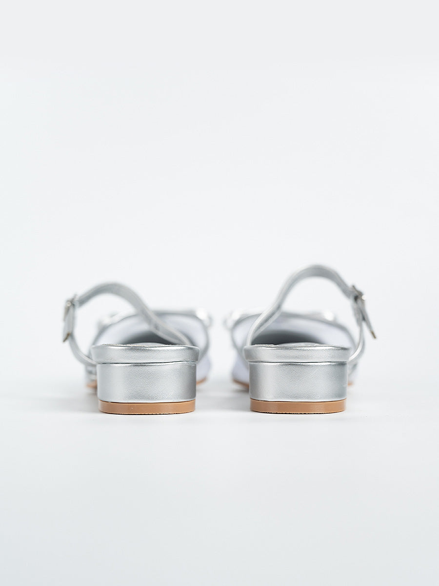 Zaria Ribbon Mesh Mules